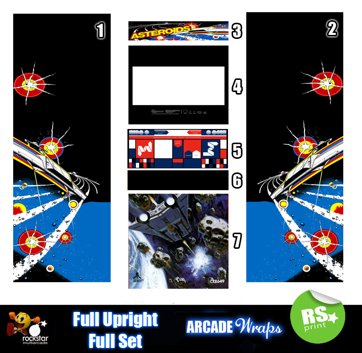 Full Upright (full Sets) - RockStar Arcade